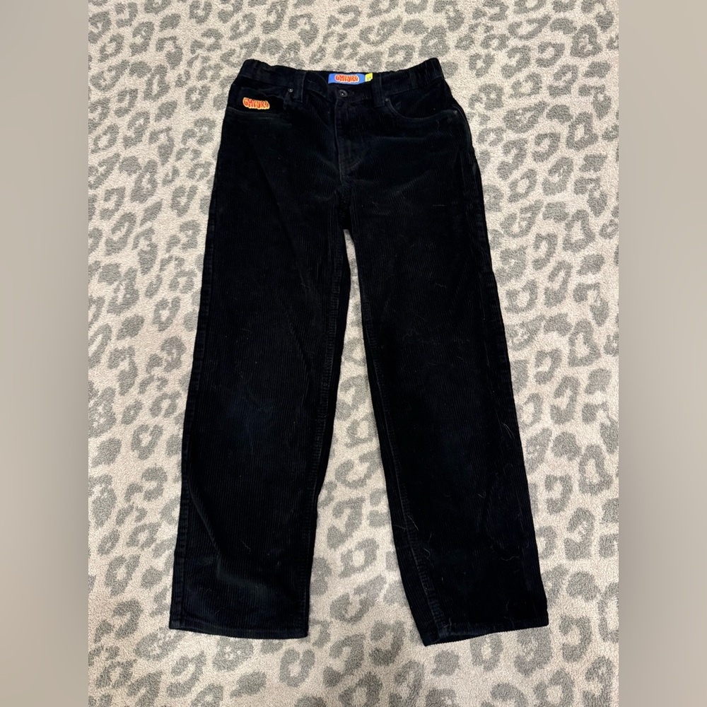 Empyre Loose Fit Black Corduroy Skate Pants 27